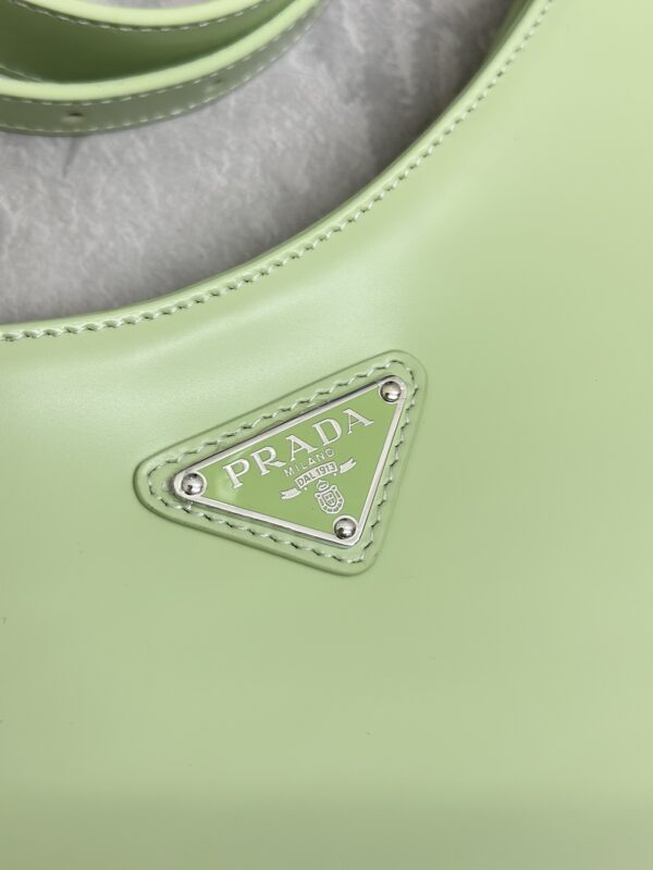 Replica Prada Cleo Brushed Green Bag 2 Replica Prada Cleo Brushed Green Bag - premium-grade designer purse dupe