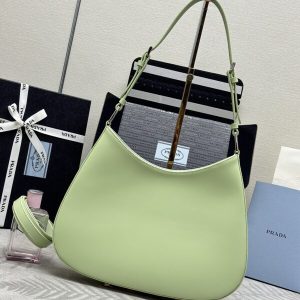 Replica Prada Cleo Brushed Green Bag 7 Replica Prada Cleo Brushed Green Bag - 1:1 designer replica handbag