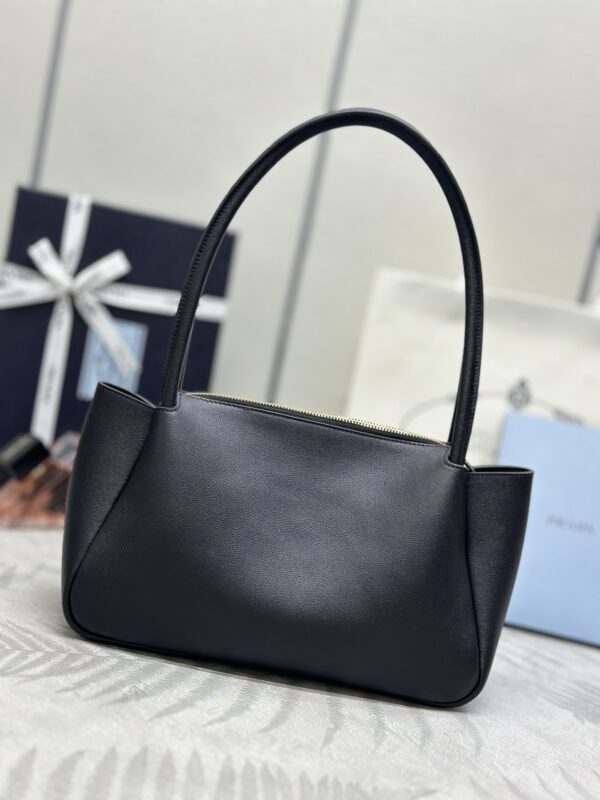 Replica Prada Medium Black Shoulder Bag - near-authentic luxury replica handbag