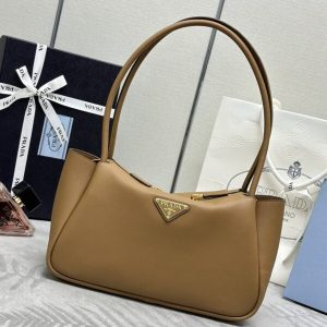 Replica Prada Medium Caramel Shoulder Bag 1 Replica Prada Medium Caramel Shoulder Bag - near-authentic luxury replica handbag
