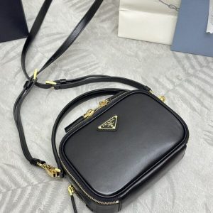 Replica Prada Mini Top-Handle Bag Black 1 Replica Prada Mini Top-Handle Bag Black - top-tier luxury replica shoulder bag