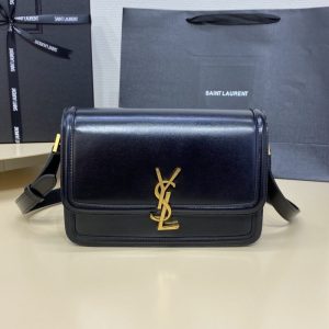 Replica YSL Solferino Black 1 Replica YSL Solferino Black - authentic-look luxury purse replica