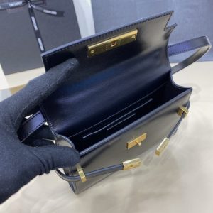 Replica YSL Manhattan Black 3 Replica YSL Manhattan Black - premium 1:1 fake handbag model