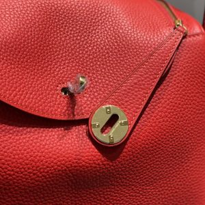 Replica Hermes Lindy Red 2 Replica Hermes Lindy Red - best quality luxury bag dupe