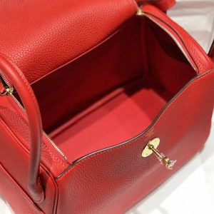 Replica Hermes Lindy Red 4 Replica Hermes Lindy Red - high-accuracy replica luxury purse