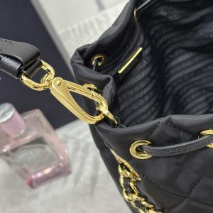 Replica Prada Black Re-Nylon Bucket Bag 3 Replica Prada Black Re-Nylon Bucket Bag - high-end fake designer purse