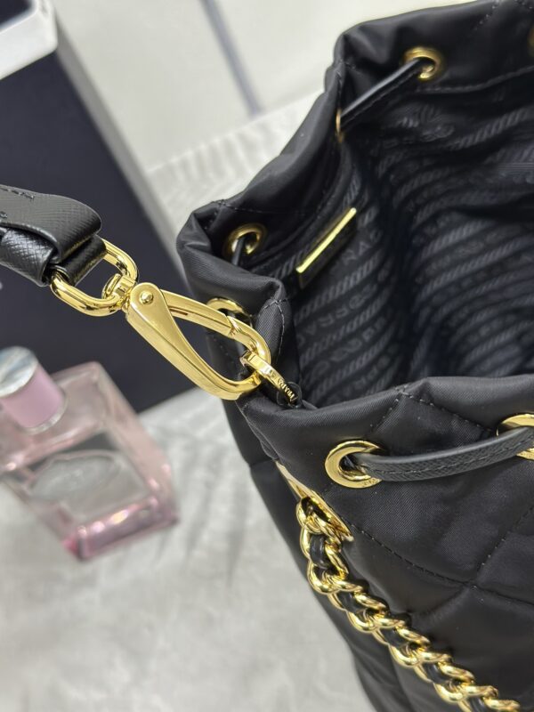 Replica Prada Black Re-Nylon Bucket Bag 3 Replica Prada Black Re-Nylon Bucket Bag - high-end fake designer purse