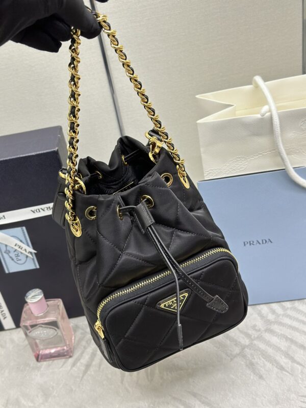 Replica Prada Black Re-Nylon Bucket Bag 5 Replica Prada Black Re-Nylon Bucket Bag - high-quality designer bag clone