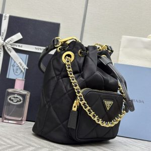 Replica Prada Black Re-Nylon Bucket Bag 6 Replica Prada Black Re-Nylon Bucket Bag - high-accuracy replica luxury purse