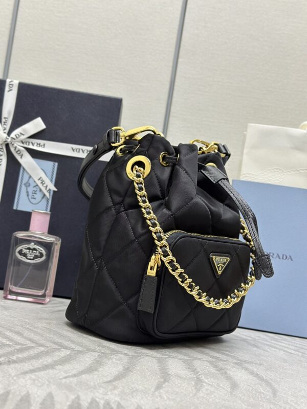 Replica Prada Black Re-Nylon Bucket Bag 6 Replica Prada Black Re-Nylon Bucket Bag - high-accuracy replica luxury purse