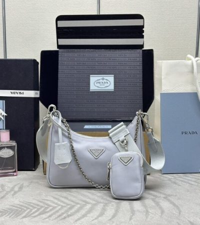 Replica Prada Re-Edition Nylon 2005 Blue - top-tier luxury replica shoulder bag