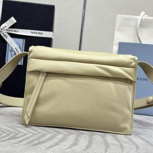 Replica Prada Re-Nylon Shoulder Bag Milk Tea 2 Replica Prada Re-Nylon Shoulder Bag Milk Tea - high-end fake designer purse