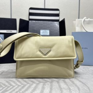 Replica Prada Re-Nylon Shoulder Bag Milk Tea 1 Replica Prada Re-Nylon Shoulder Bag Milk Tea - ultra-realistic fake designer tote