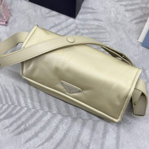Replica Prada Re-Nylon Shoulder Bag Milk Tea 7 Replica Prada Re-Nylon Shoulder Bag Milk Tea - high-accuracy replica luxury purse