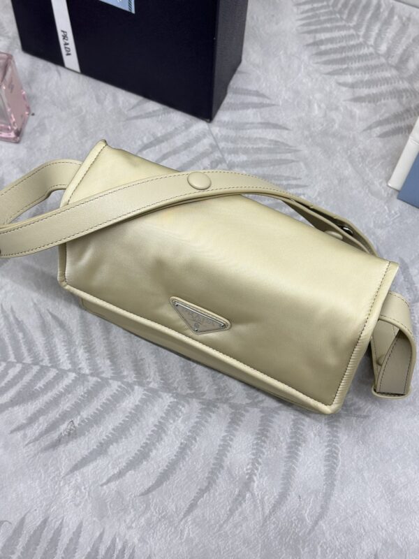 Replica Prada Re-Nylon Shoulder Bag Milk Tea 7 Replica Prada Re-Nylon Shoulder Bag Milk Tea - high-accuracy replica luxury purse