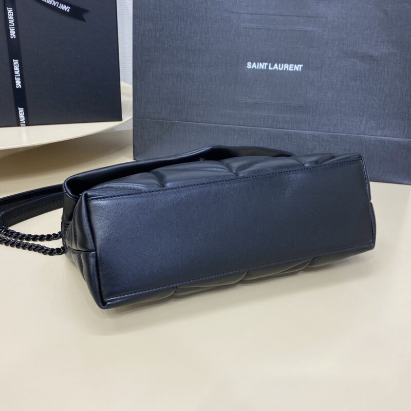 Replica YSL Loulou All Black Puffer 6 Replica YSL Loulou All Black Puffer - top-tier luxury replica shoulder bag