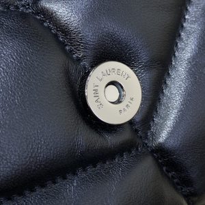 Replica YSL Loulou All Black Puffer 7 Replica YSL Loulou All Black Puffer - high-end fake designer purse