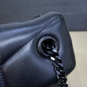Replica YSL Loulou All Black Puffer 9 Replica YSL Loulou All Black Puffer - best quality luxury bag dupe