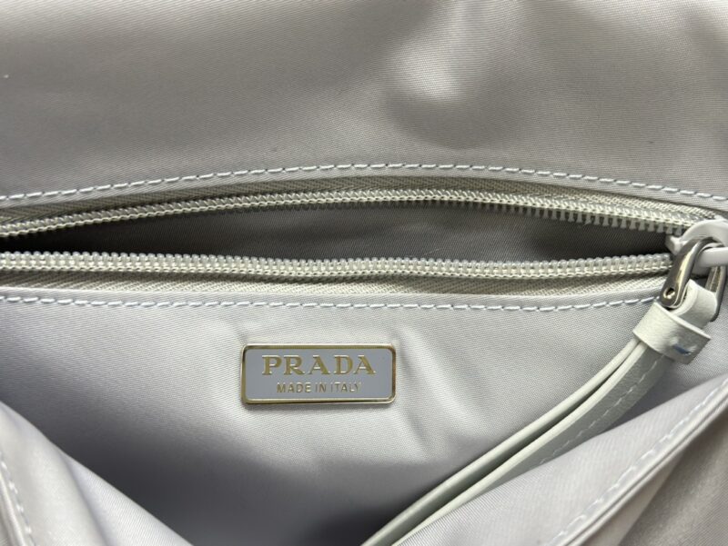 Replica Prada Re-Nylon Shoulder Bag Ice Grey 7 Replica Prada Re-Nylon Shoulder Bag Ice Grey - best-selling designer handbag dupe