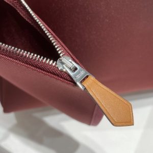 Replica Hermes Herbag 31cm Bordeaux Red 5 Replica Hermes Herbag 31cm Bordeaux Red - premium 1:1 fake handbag model