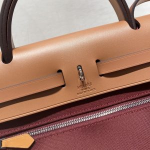 Replica Hermes Herbag 31cm Bordeaux Red 6 Replica Hermes Herbag 31cm Bordeaux Red - top-rated replica designer bag