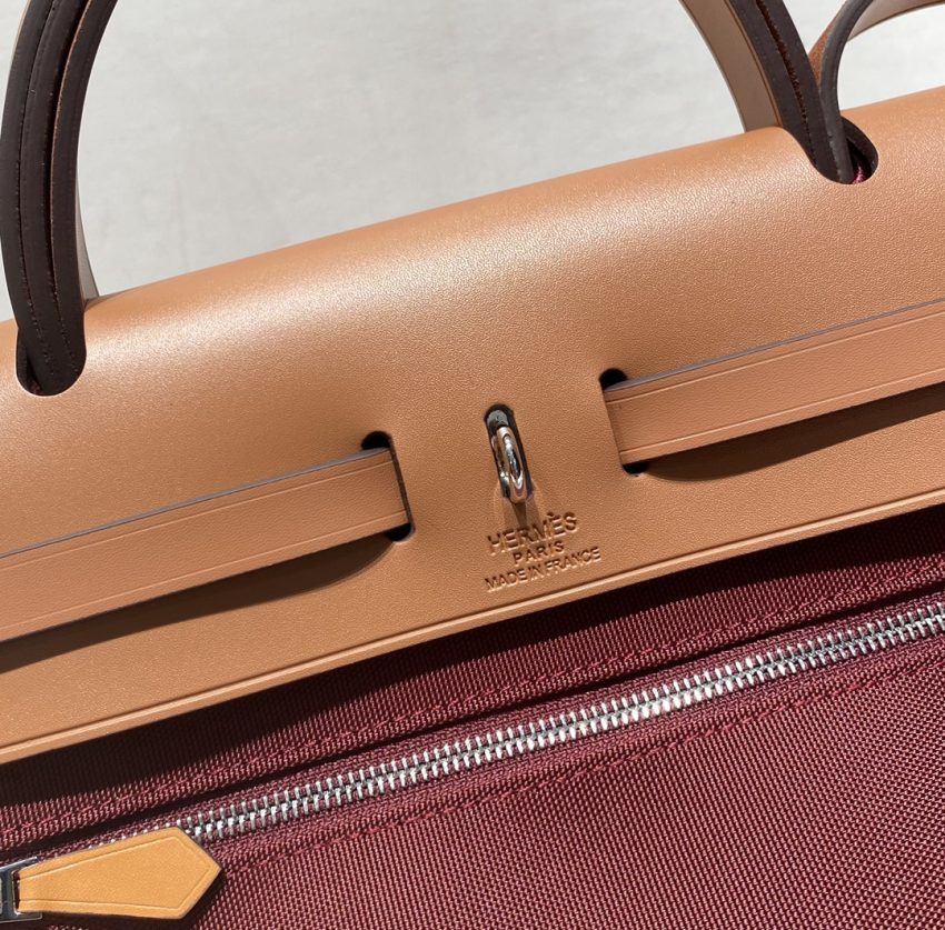 Replica Hermes Herbag 31cm Bordeaux Red 6 Replica Hermes Herbag 31cm Bordeaux Red - top-rated replica designer bag