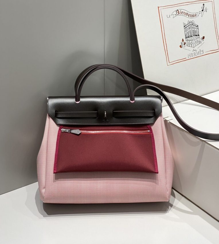 Replica Hermes Herbag 31cm Pink 6 Replica Hermes Herbag 31cm Pink - best-selling designer handbag dupe
