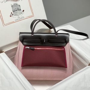Replica Hermes Herbag 31cm Pink 7 Replica Hermes Herbag 31cm Pink - premium 1:1 fake handbag model