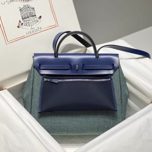 Replica Hermes Herbag 31cm Green 6 Replica Hermes Herbag 31cm Green - ultra-realistic fake designer tote