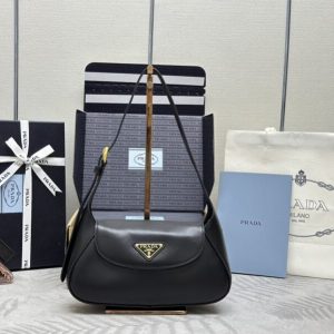 Replica Prada Small Shoulder Bag Black 1 Replica Prada Small Shoulder Bag Black - premium 1:1 fake handbag model