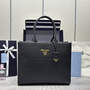 Replica Prada Symbole Black 1 Replica Prada Symbole Black - best quality luxury bag dupe