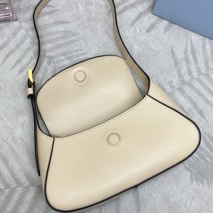 Replica Prada Small Shoulder Bag Beige 5 Replica Prada Small Shoulder Bag Beige - high-end fake designer purse