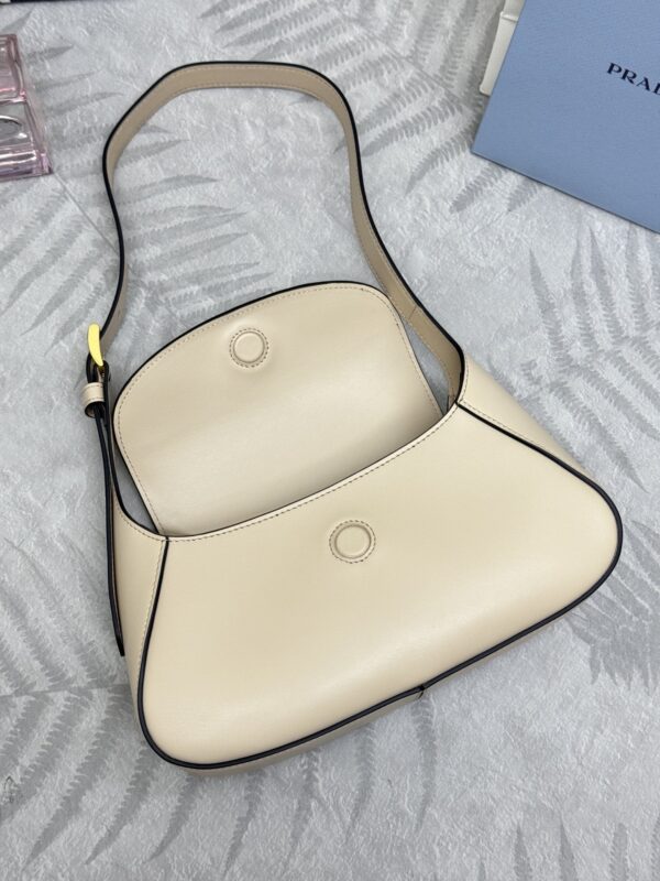 Replica Prada Small Shoulder Bag Beige 5 Replica Prada Small Shoulder Bag Beige - high-end fake designer purse