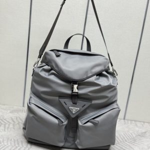 Replica Prada Re-Nylon Grey Backpack 8 Replica Prada Re-Nylon Grey Backpack - best-selling designer handbag dupe