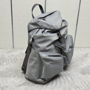 Replica Prada Re-Nylon Grey Backpack 9 Replica Prada Re-Nylon Grey Backpack - 1:1 designer replica handbag