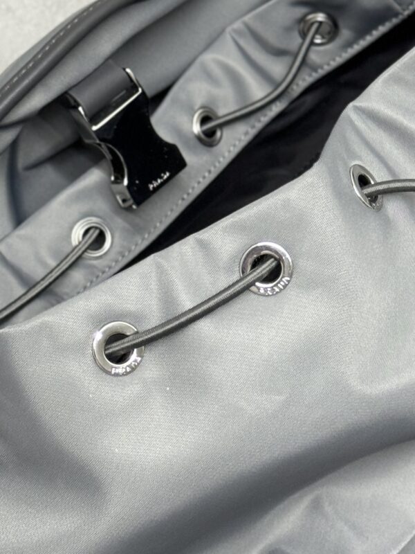 Replica Prada Re-Nylon Grey Backpack 5 Replica Prada Re-Nylon Grey Backpack - best quality luxury bag dupe