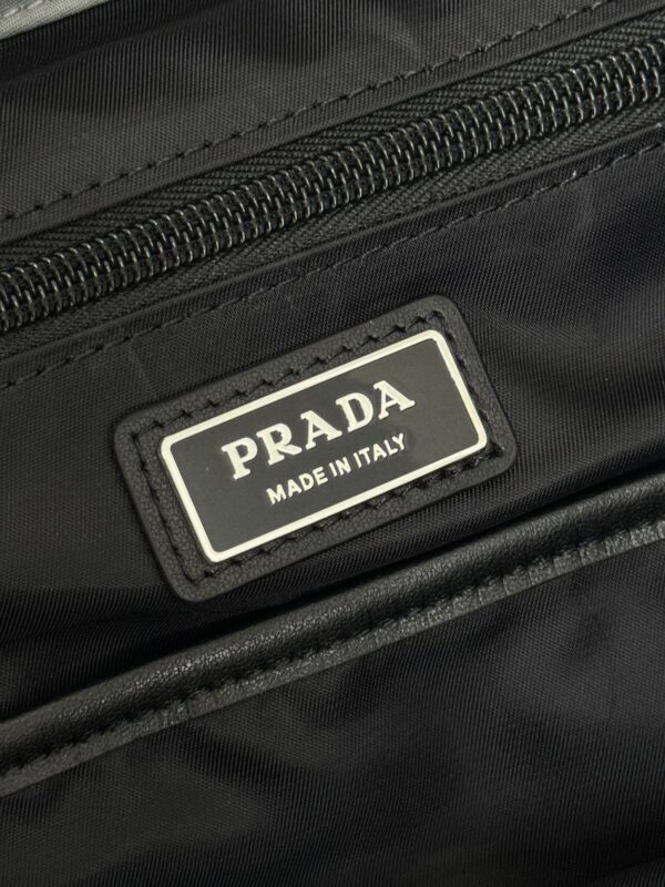 Replica Prada Re-Nylon Grey Backpack 2 Replica Prada Re-Nylon Grey Backpack - high-end fake designer purse