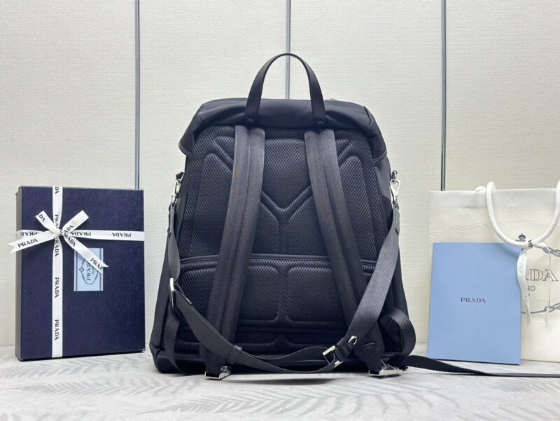 Replica Prada Re-Nylon Black Backpack - premium-grade designer purse dupe