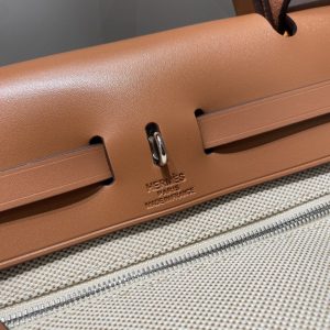 Replica Hermes Herbag 31cm Manic Bride Brown 2 Replica Hermes Herbag 31cm Manic Bride Brown - ultra-realistic fake designer tote