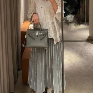 Replica Hermes Birkin Cumulonimbus Grey 4 Replica Hermes Birkin Cumulonimbus Grey - best-selling designer handbag dupe