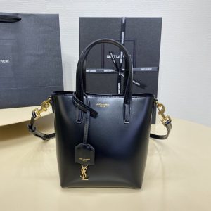 Replica YSL Tote Small Black 1 Replica YSL Tote Small Black - realistic designer-inspired fake bag