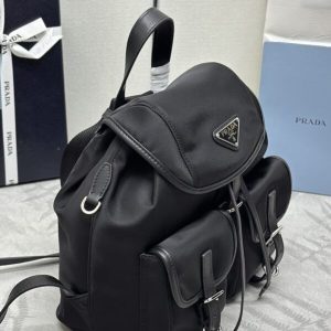 Replica Prada Small Black Backpack 3 Replica Prada Small Black Backpack - premium-grade designer purse dupe