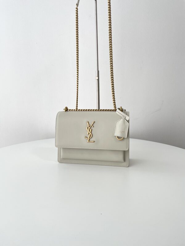 Replica YSL Sunset White 1 Replica YSL Sunset White - top-tier luxury replica shoulder bag