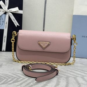 Replica Prada Mini Saffiano Pink 5 Replica Prada Mini Saffiano Pink - top-tier luxury replica shoulder bag