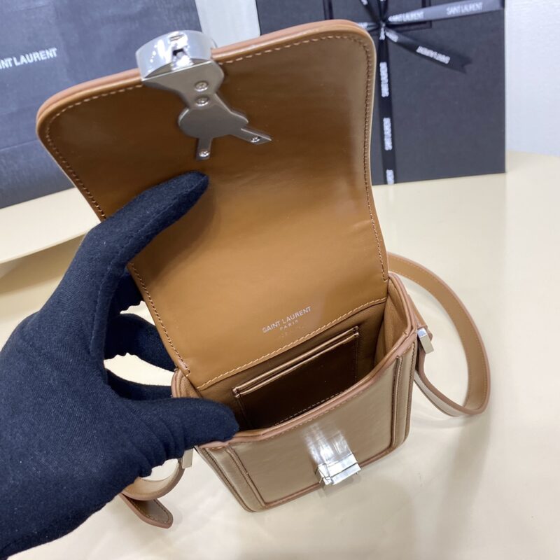 Replica YSL Solferino Mini Brown 6 Replica YSL Solferino Mini Brown - near-authentic luxury replica handbag
