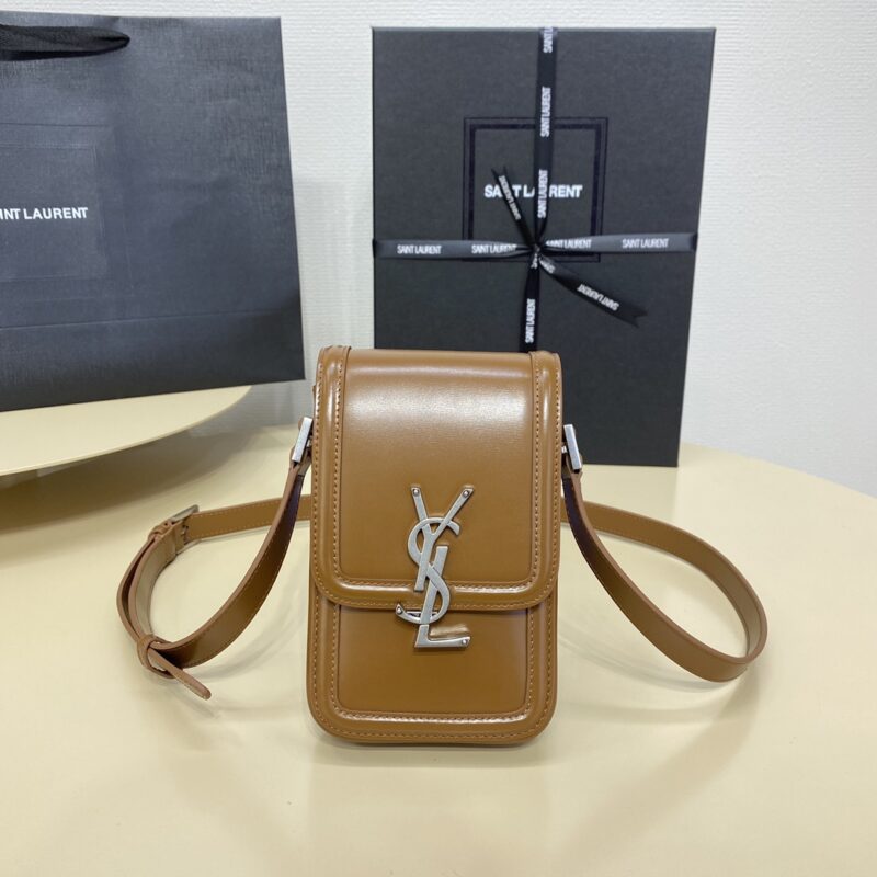 Replica YSL Solferino Mini Brown 1 Replica YSL Solferino Mini Brown - premium 1:1 fake handbag model