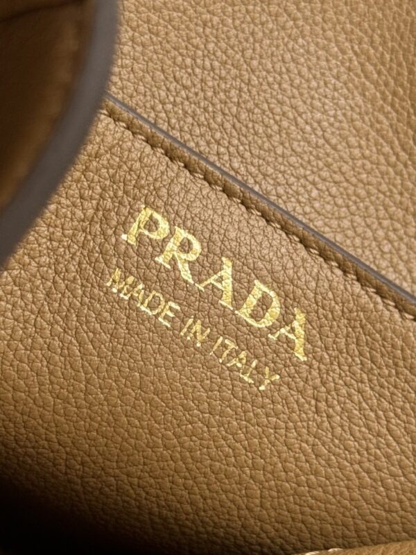 Replica Prada Saffiano Small Tote Black Brown 2 Replica Prada Saffiano Small Tote Black Brown - best quality luxury bag dupe