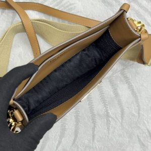 Replica Prada Saffiano Small Tote Black Brown 5 Replica Prada Saffiano Small Tote Black Brown - top-tier luxury replica shoulder bag