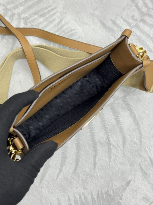Replica Prada Saffiano Small Tote Black Brown 5 Replica Prada Saffiano Small Tote Black Brown - top-tier luxury replica shoulder bag