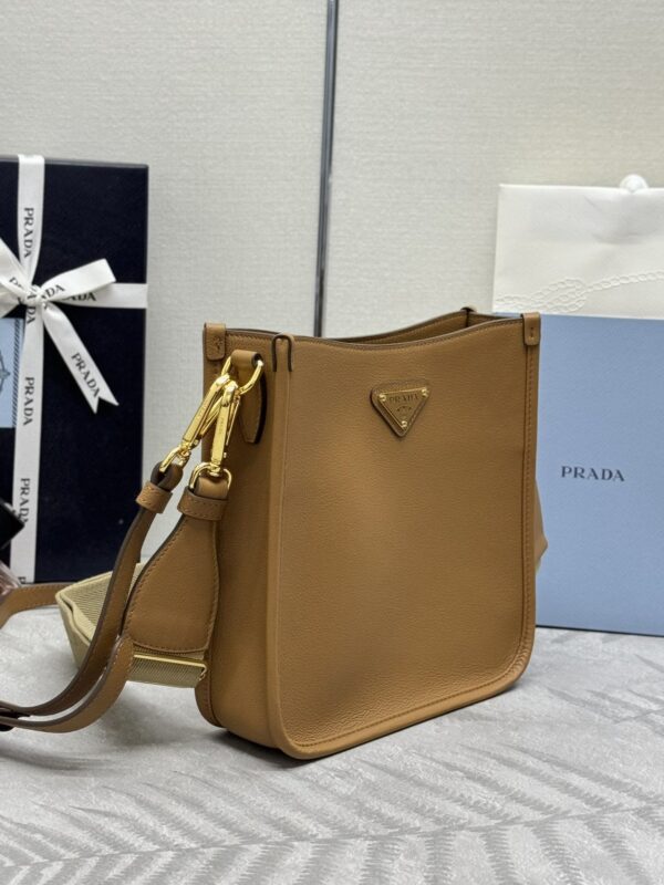 Replica Prada Saffiano Small Tote Black Brown 7 Replica Prada Saffiano Small Tote Black Brown - authentic-look luxury purse replica